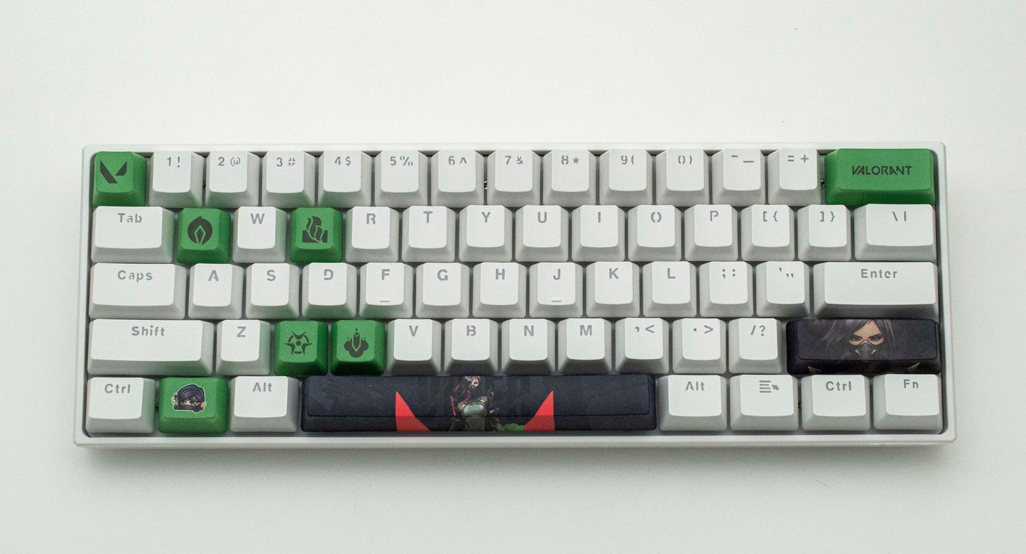 Viper - Valorant - Keycaps ( Chave PBT ) personalizado