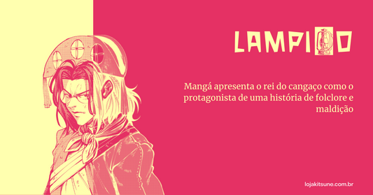 Imagem duotone de lampião o rei do cangaço em versão mangá - loja kitsune discurção aberta