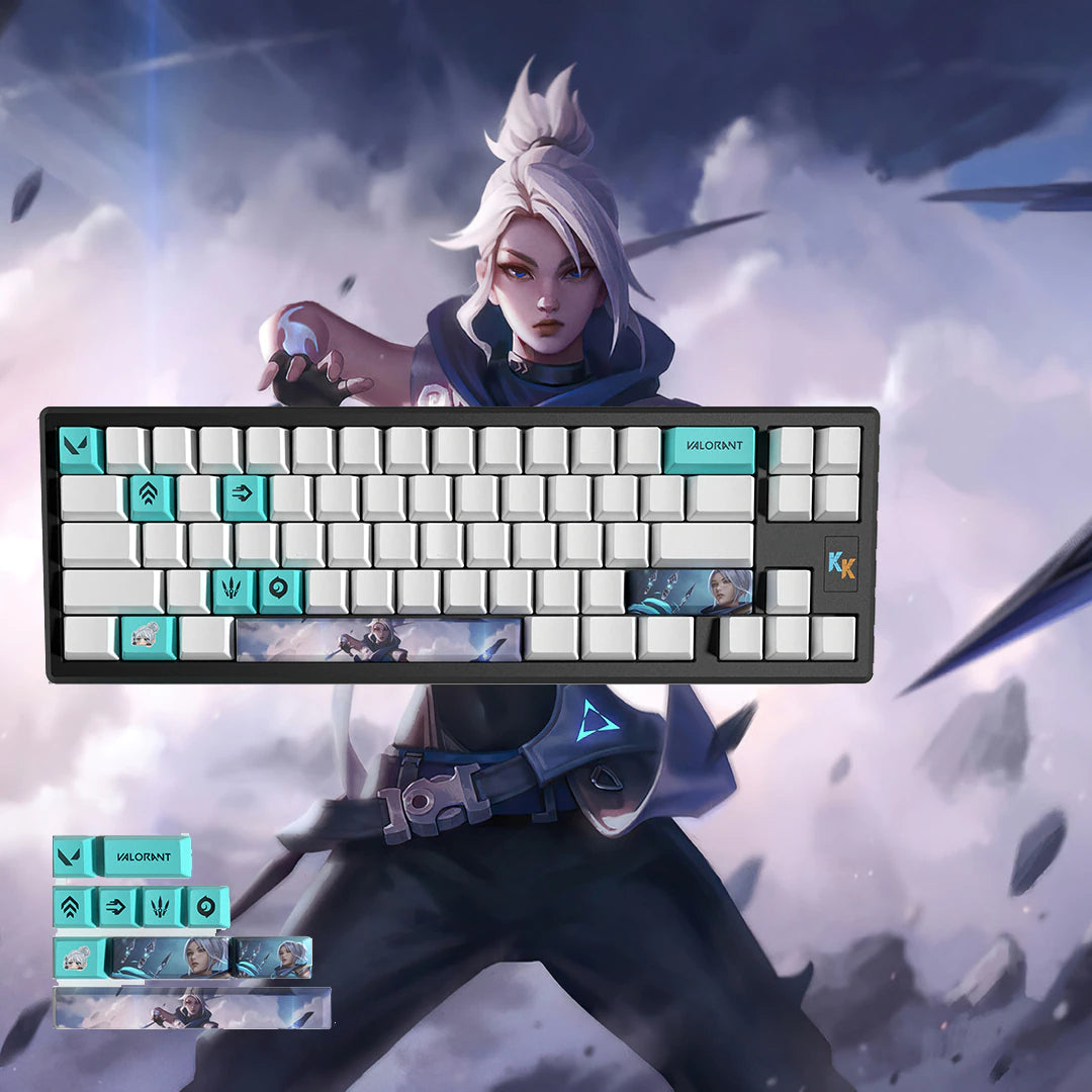 Jett - Valorant - Keycaps ( Chave PBT ) personalizado