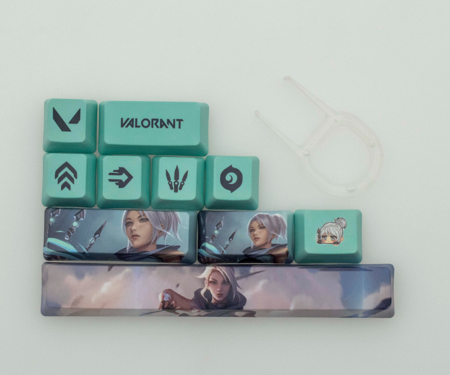 Jett - Valorant - Keycaps ( Chave PBT ) personalizado