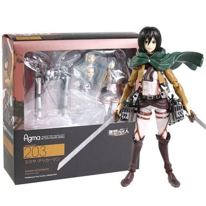 Action Figure Figma 203 Mikasa Arkerman - Attack on Titan