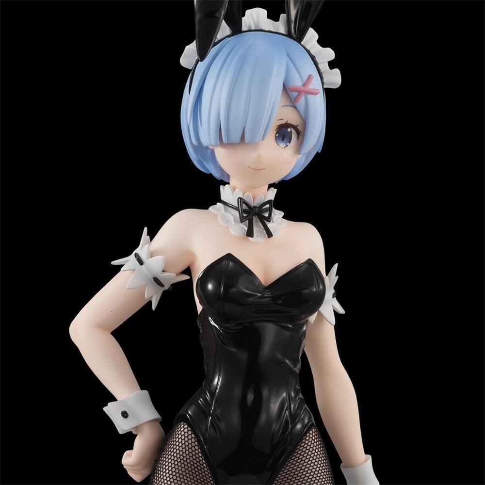 Coleção coelhinha | Re:zero | Rem e Ram - Kitsune | Loja Geek