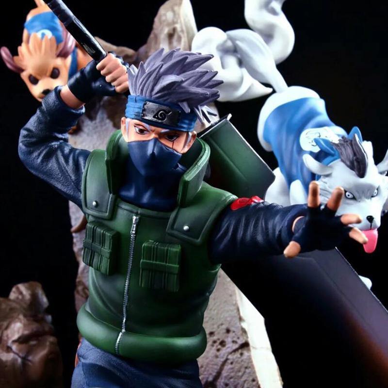 Figura de ação GK - Kakashi Hatake  *Grande* - Kitsune | Loja Geek