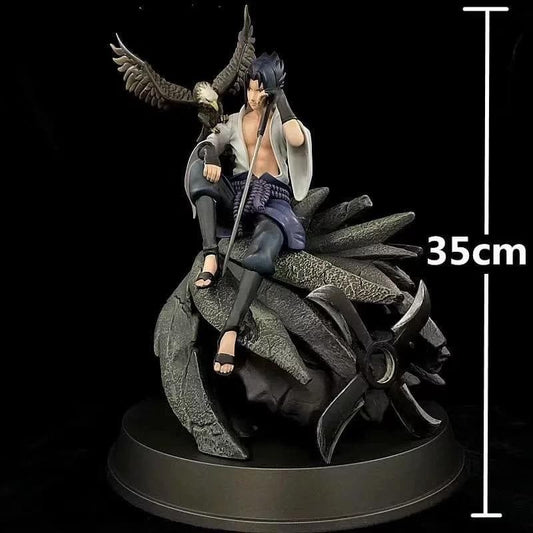 Figura de ação grande - Sasuke Uchiha |35cm| - Kitsune | Loja Geek