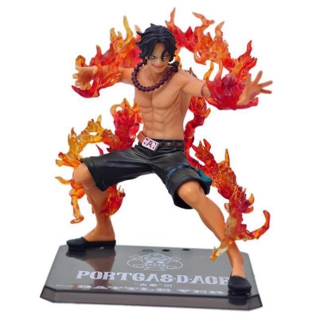 Figura de ação - One piece - Portgas D. Ace - Kitsune | Loja Geek