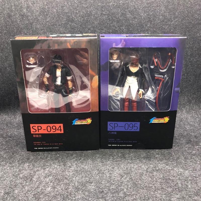 FIgura de ação | KOF The King Of Fighters | ( Kyo Kusanagi / Iori Yagami ) - Kitsune | Loja Geek