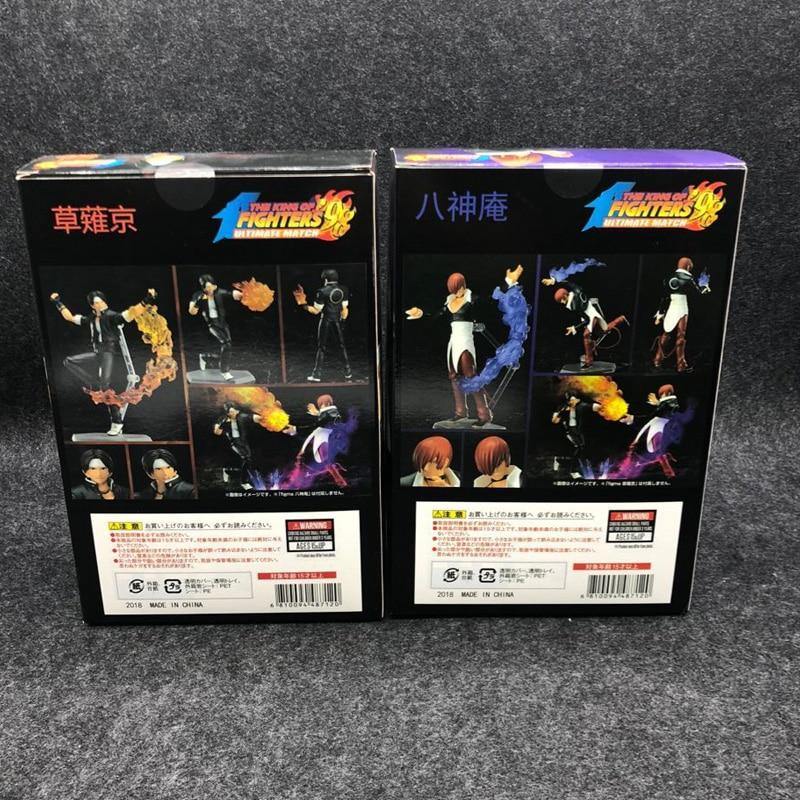 FIgura de ação | KOF The King Of Fighters | ( Kyo Kusanagi / Iori Yagami ) - Kitsune | Loja Geek