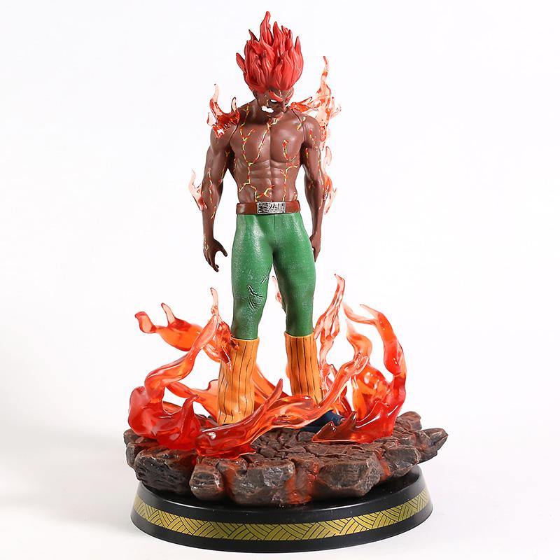 Figura de ação | Naruto | Might Guy oito portões - Kitsune | Loja Geek