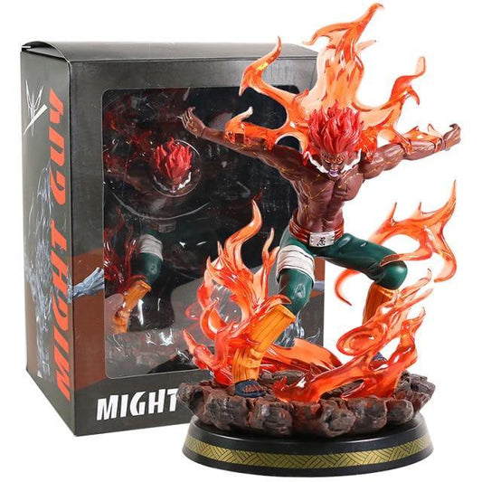 Figura de ação | Naruto | Might Guy oito portões - Kitsune | Loja Geek