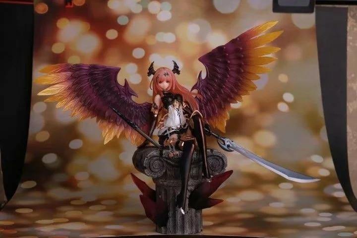 Figura de ação | Rage of Bahamut - Anjo negro Olivia - Kitsune | Loja Geek