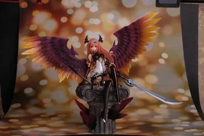 Figura de ação | Rage of Bahamut - Anjo negro Olivia - Kitsune | Loja Geek