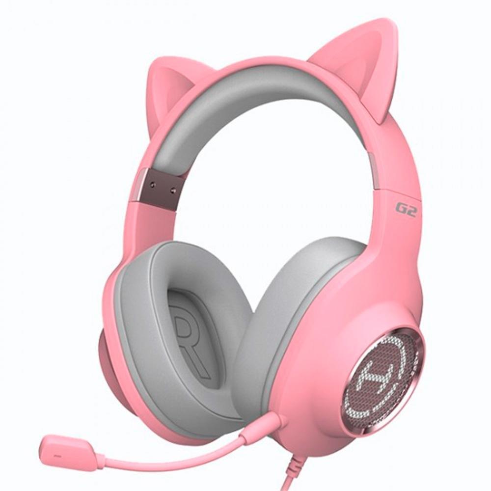 HeadPhone com orelha de gato | Edifier Hecate G2II - Kitsune | Loja Geek