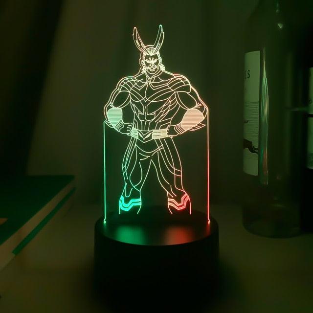 Luminária Led cores Duplas | Boku no Hero academia - Kitsune | Loja Geek