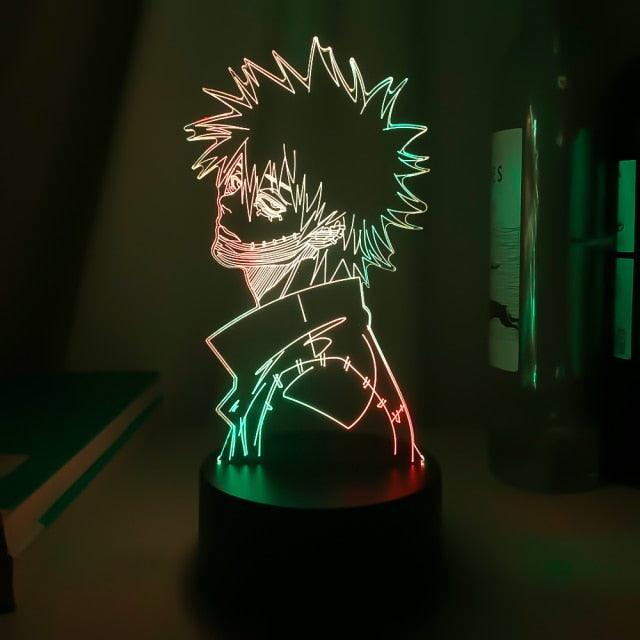 Luminária Led cores Duplas | Boku no Hero academia - Kitsune | Loja Geek