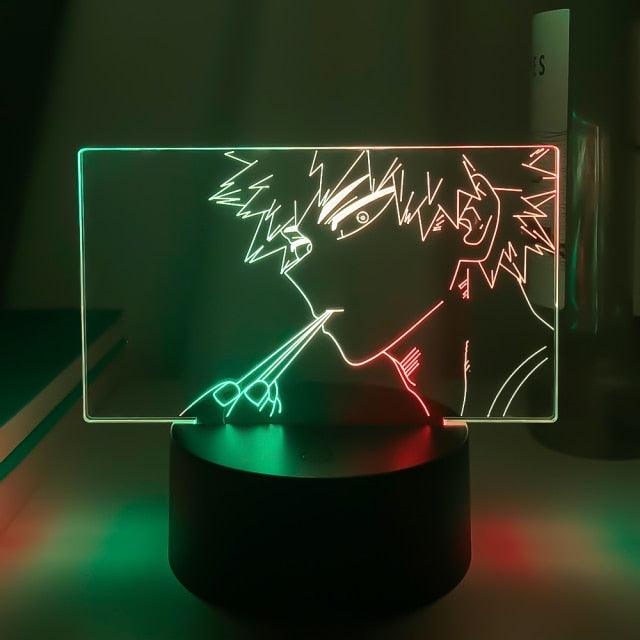 Luminária Led cores Duplas | Boku no Hero academia - Kitsune | Loja Geek