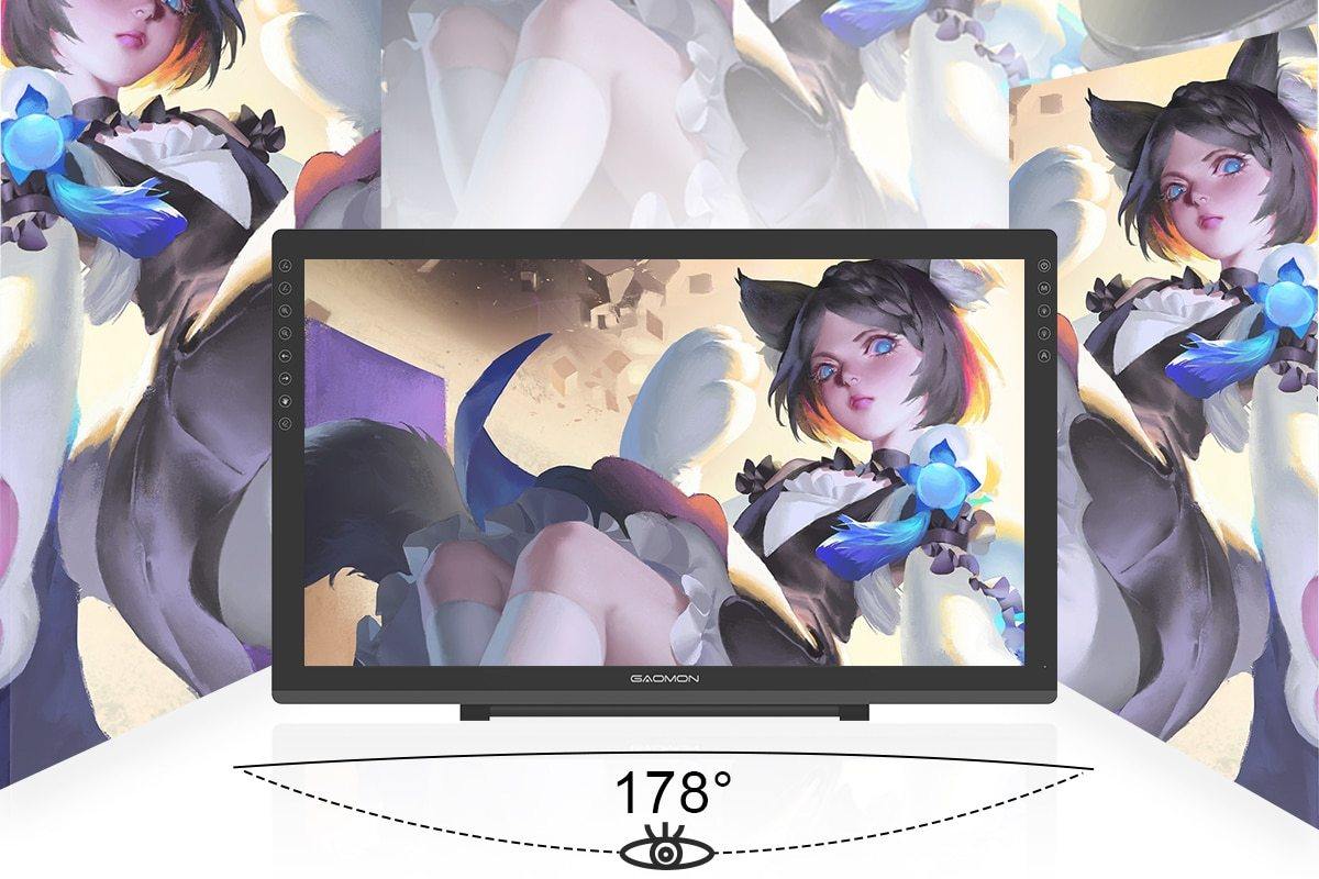 Mesa gráfica - GAOMON PD2200 21.5 polegadas - Kitsune | Loja Geek