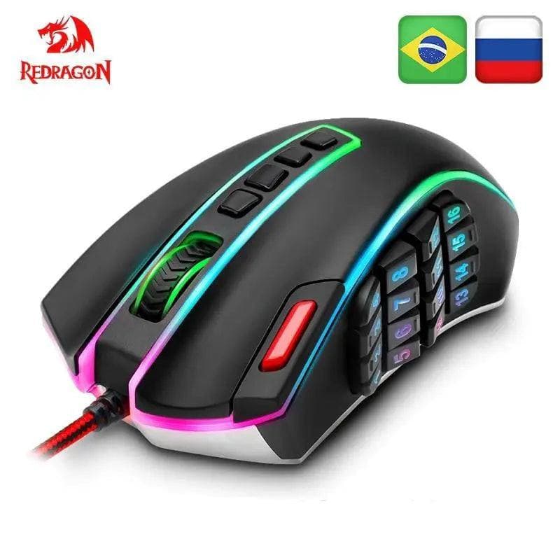 Mouse - Redragon LEGEND M990 - 16400DPI *24botões* - Kitsune | Loja Geek