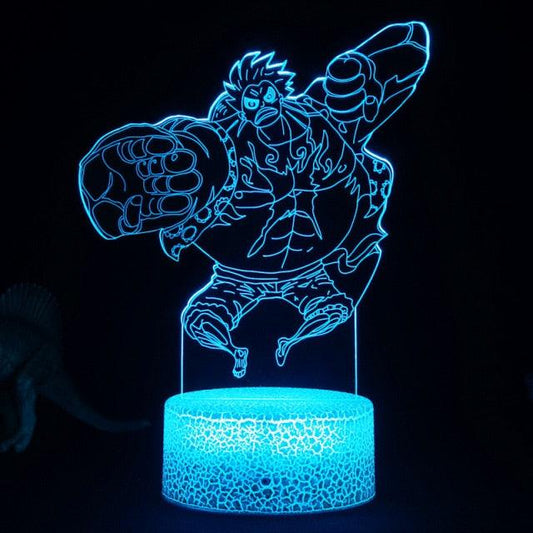 One Piece | Luffy | Luminária com controle remoto - Kitsune | Loja Geek