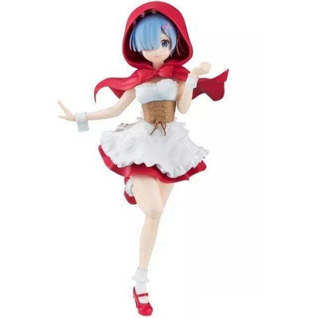 Re: Zero | Action figure | Rem chapeuzinho vermelho - Kitsune | Loja Geek