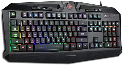 Teclado Gamer Harpe K503 Redragon Preto Com Luz De 7 Cores - Kitsune | Loja Geek
