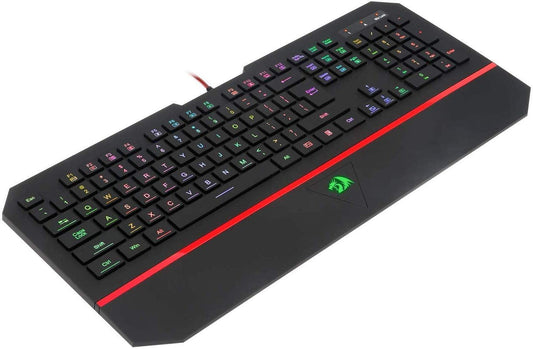 Teclado Gamer Redragon Karura 2 RGB ABNT2 Silencioso C/ Apoio de Pulso - K502RGB - Kitsune | Loja Geek